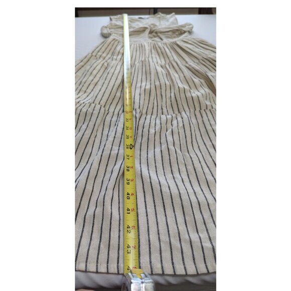 Compañía Fantástica Striped Cotton Sleeveless Cutout Midi Dress – Size S - Picture 6 of 11